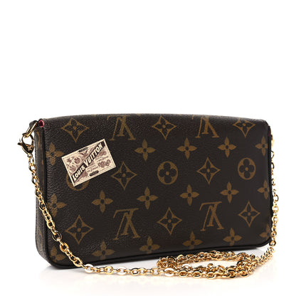 Louis Vuitton Monogram My LV World Tour Pochette Felicie Chain Wallet Hot Pink 4 of 11