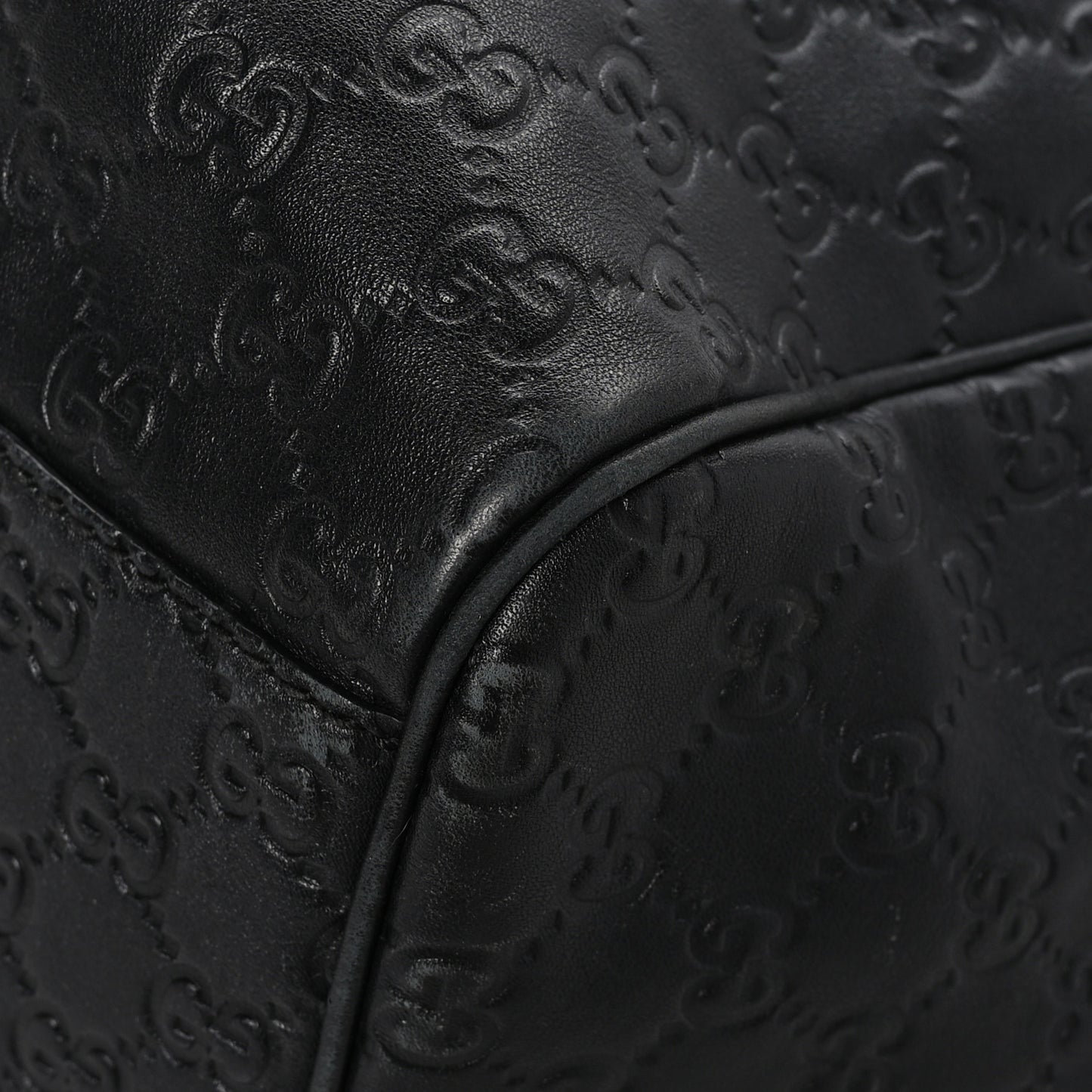 Guccissima Vitello Tender Large Sukey Tote Black