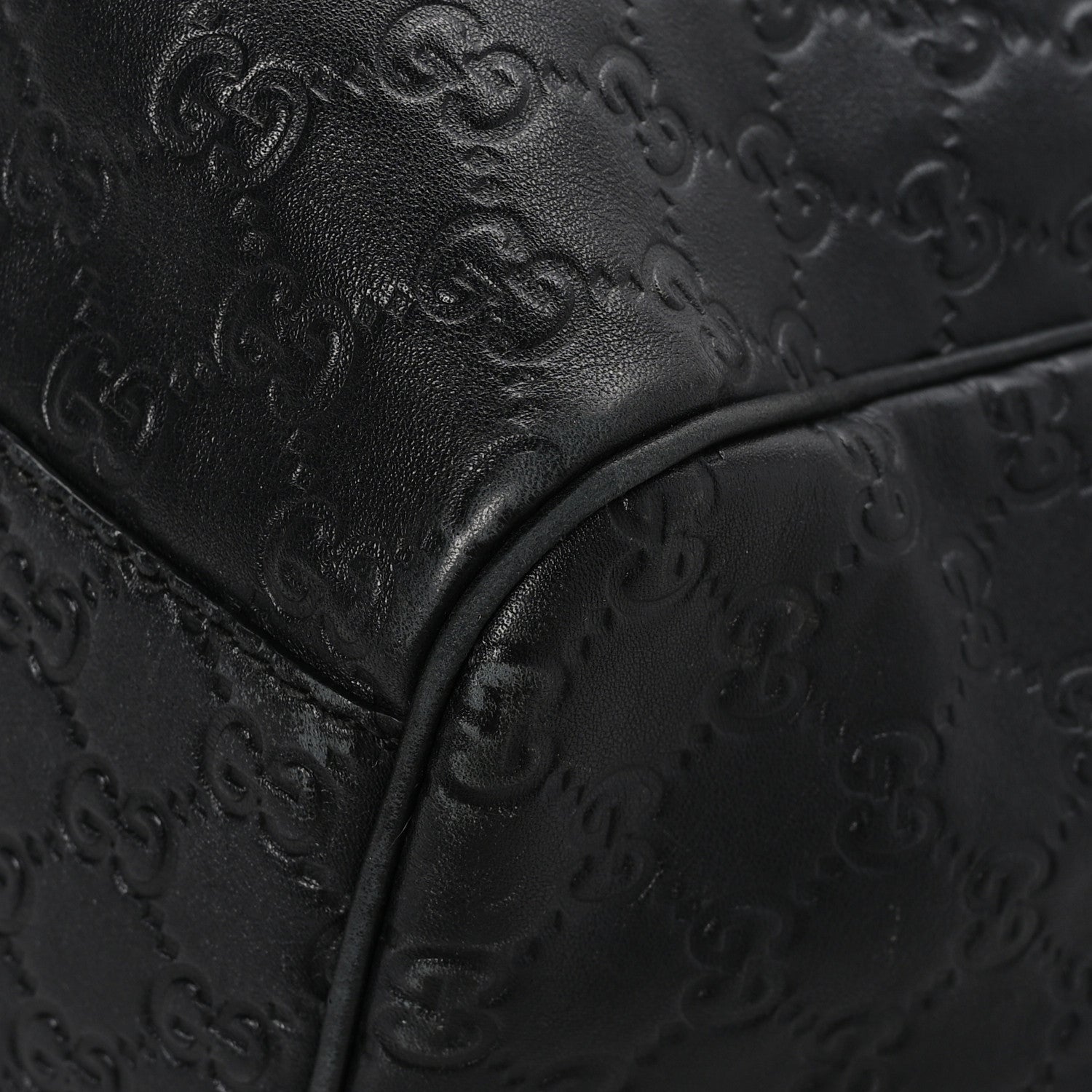 Gucci Guccissima Vitello Tender Large Sukey Tote Black 12 of 14