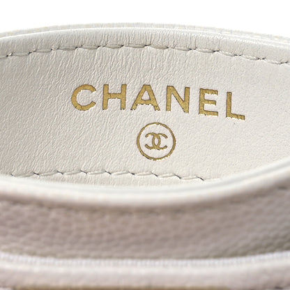 Chanel Caviar Quilted Boy Card Holder White 8 of 14