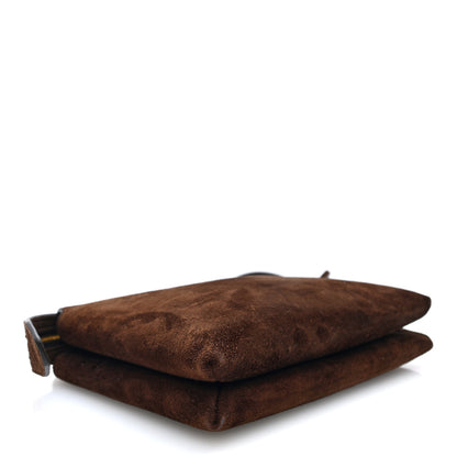 The Row Suede Calfskin Mini Nu Twin Bag Mocha 4 of 9
