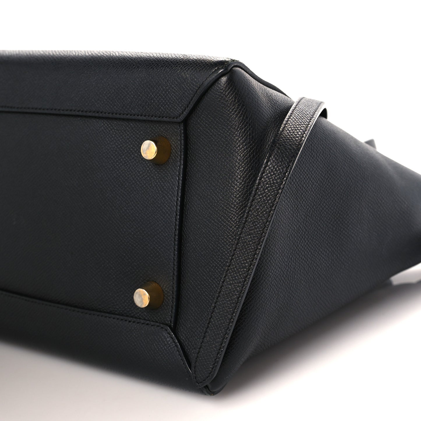 Grained Calfskin Mini Belt Bag Black