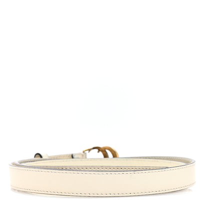 Gucci Calfskin Double G 20mm Belt 110 44 Mystic White 2 of 5