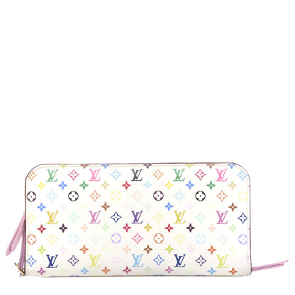 Louis Vuitton Monogram Multicolor Insolite Wallet White Litchi 1 of 10