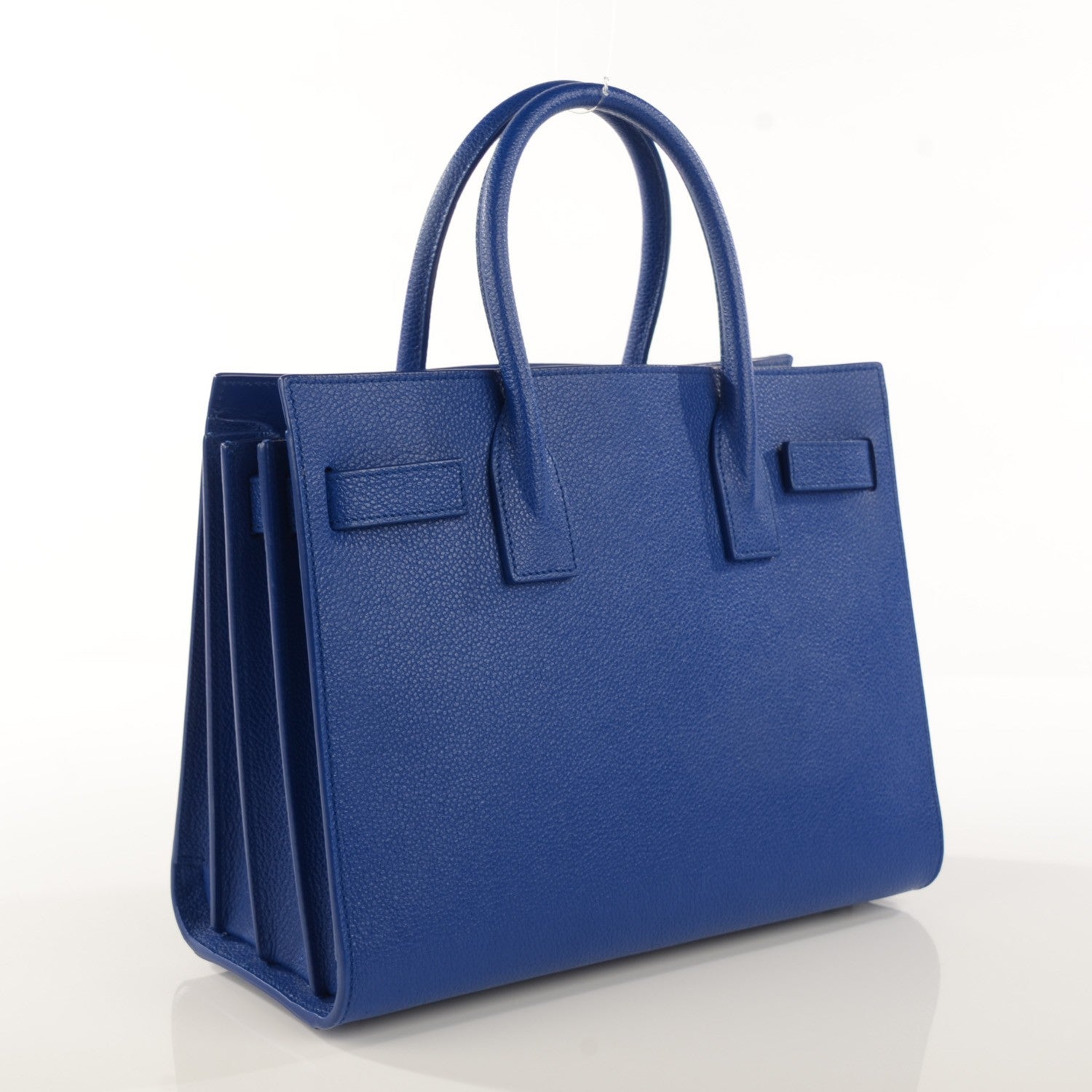 Saint Laurent Grained Calfskin Nano Sac De Jour Royal Blue 3 of 7