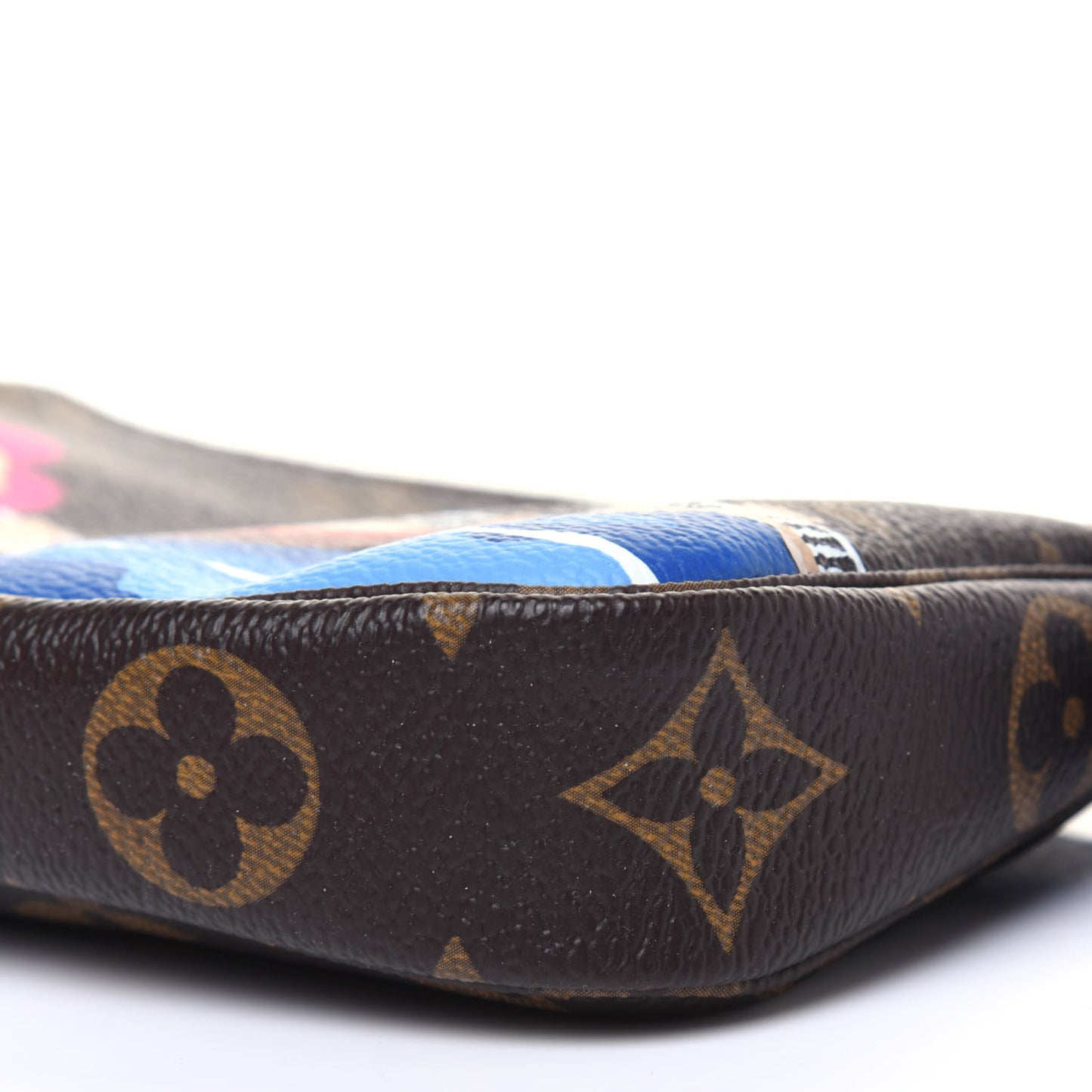 Monogram 2019 Christmas Animation Mini Venice Pochette Accessories Blue