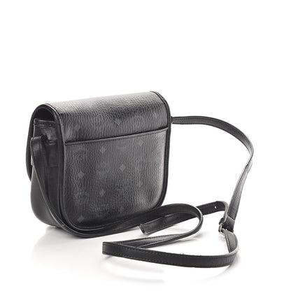 MCM Visetos Small Crossbody Flap Messenger Black 3 of 8