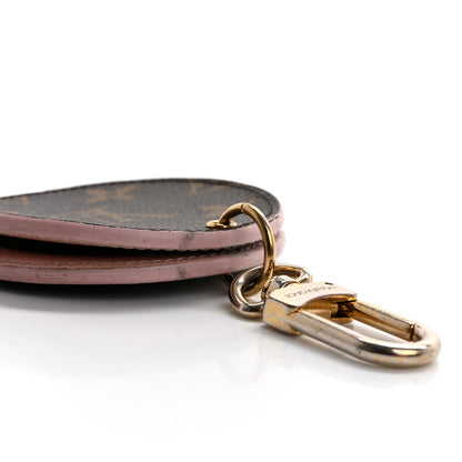 Louis Vuitton Monogram LV Mirror Bag Charm Key Holder Rose Ballerine 5 of 5