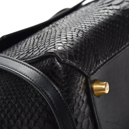 Celine Python Calfskin Mini Belt Bag Black 10 of 14