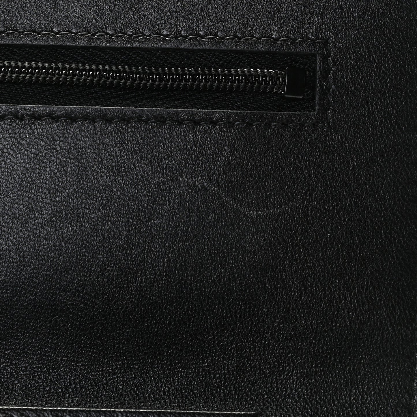 Lambskin Quilted Wallet On Chain WOC Black