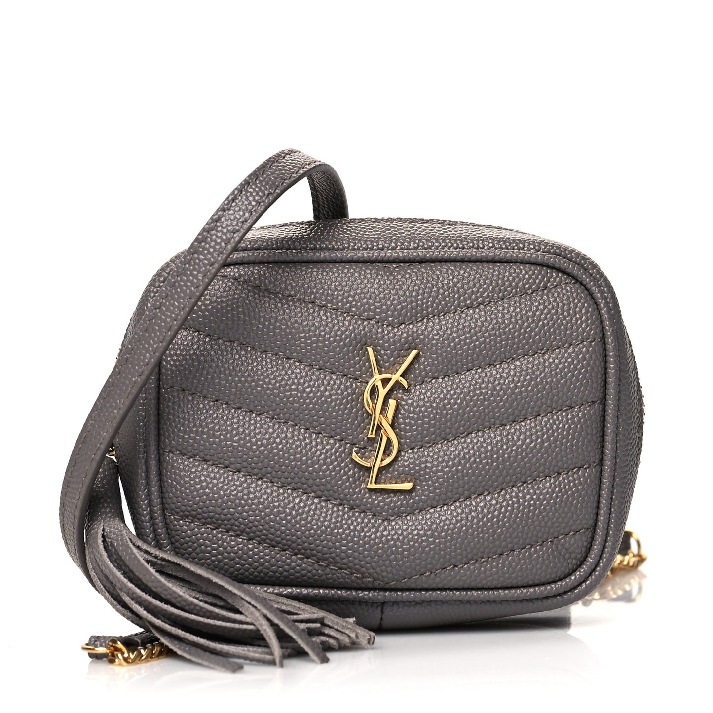 Grain De Poudre Matelasse Monogram Baby Lou Camera Bag Fog