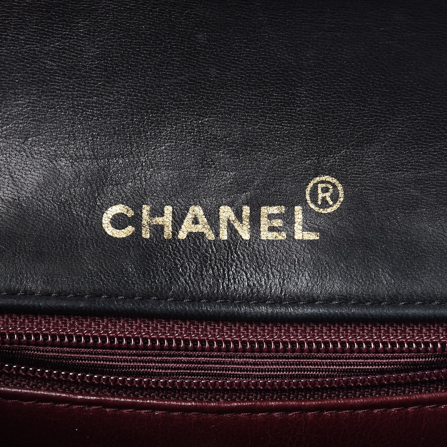 Lambskin Quilted Mini Square Flap Black