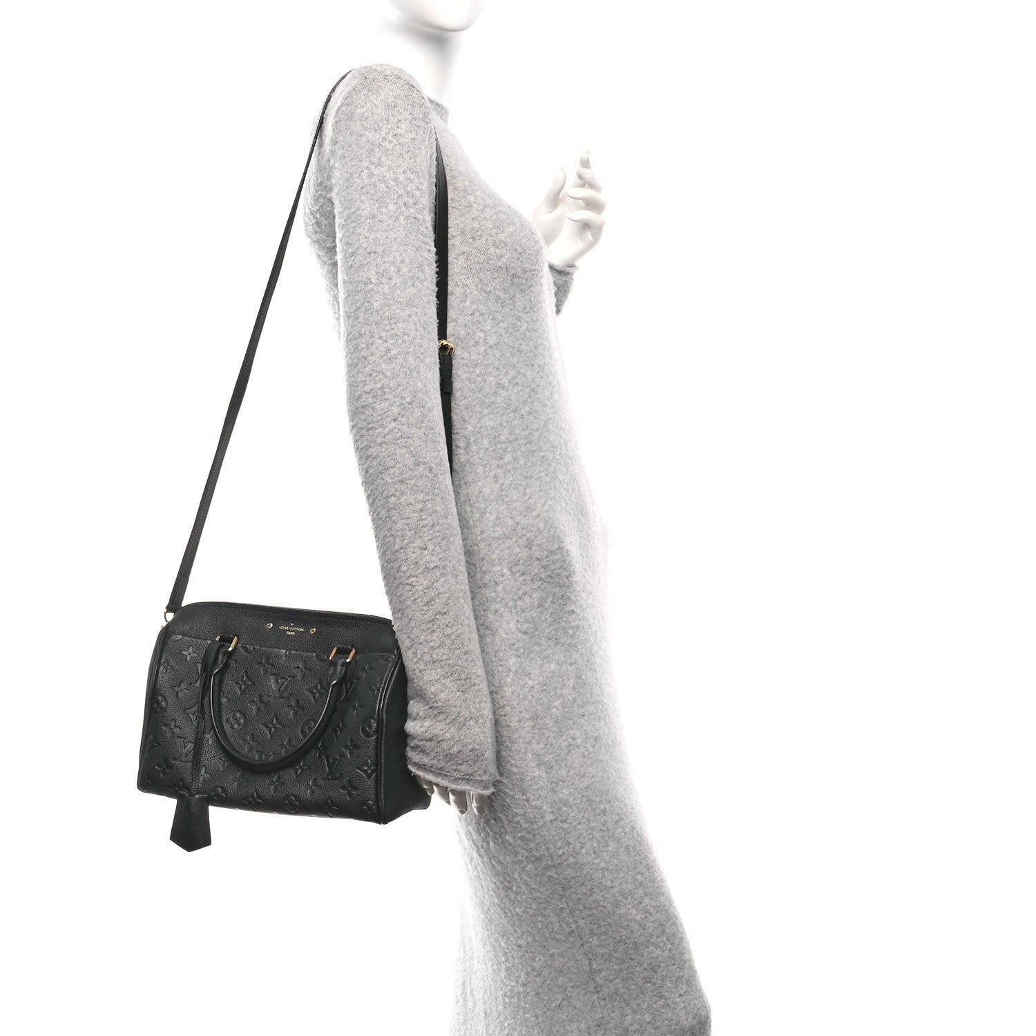 Louis Vuitton Empreinte Speedy Bandouliere 25 NM Black 2 of 9