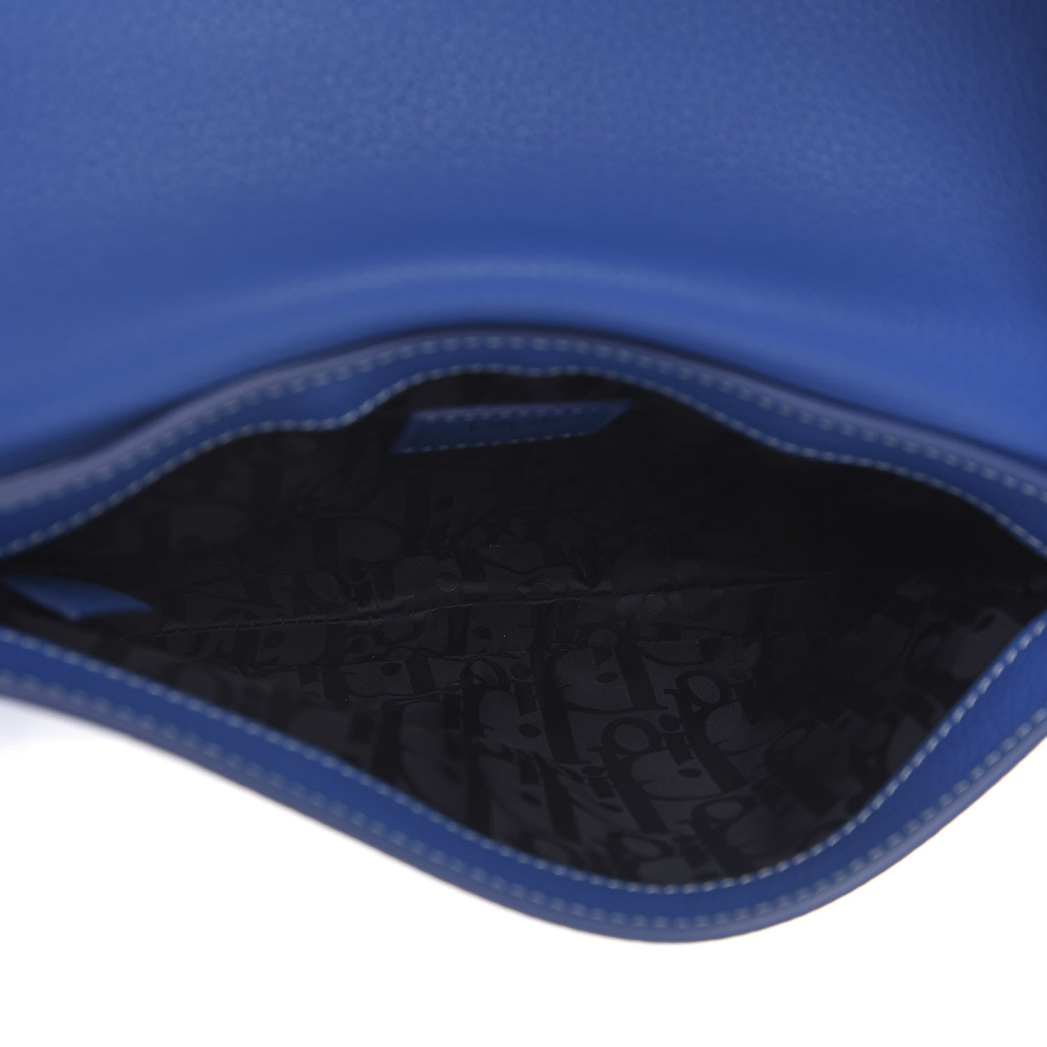 Christian Dior X KAWS Grained Calfskin Saddle Pouch 4 of 10
