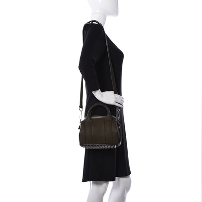 Alexander Wang Pebbled Calfskin Mini Rockie Matte Khaki Green Rhodium Hardware 2 of 10