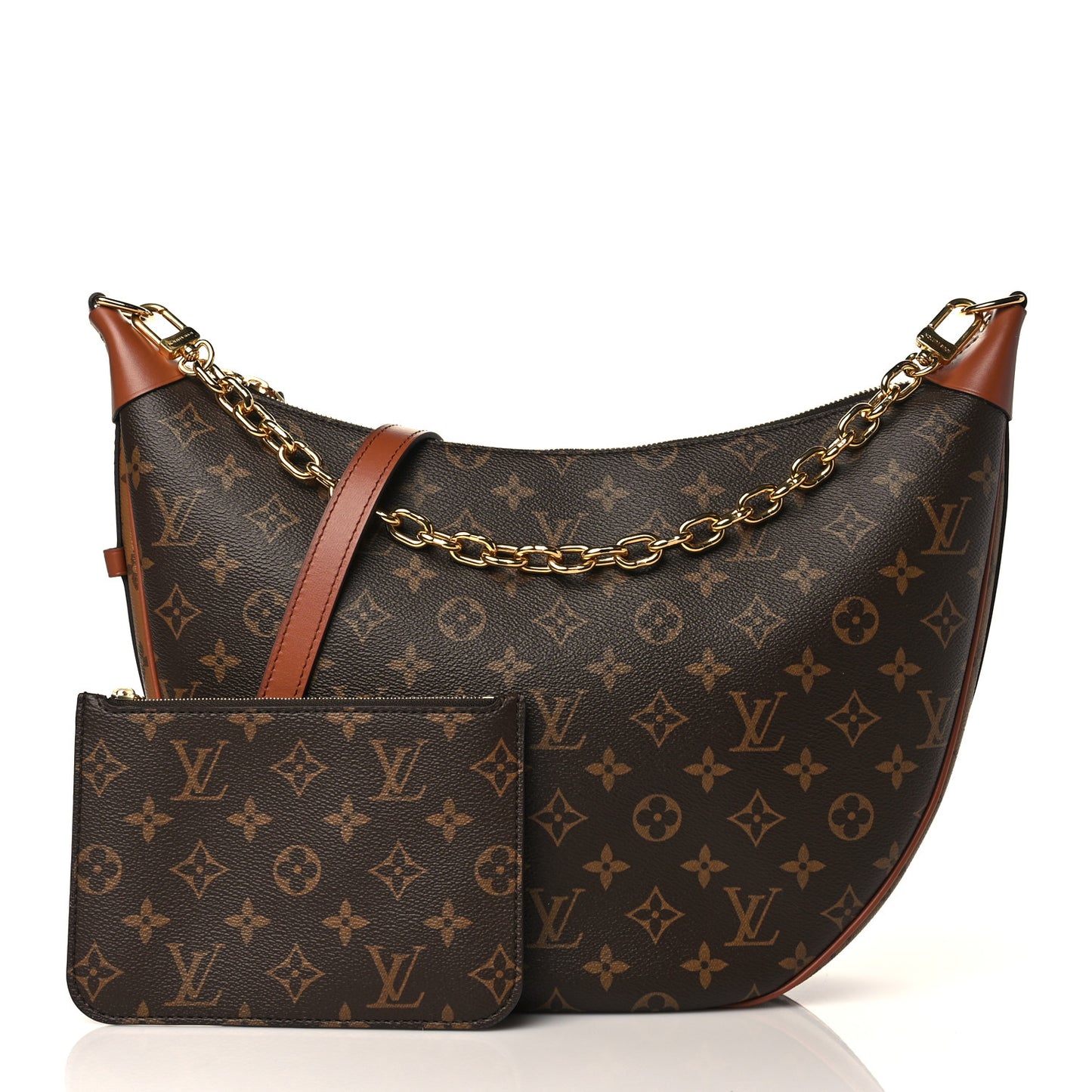 Reverse Monogram Loop Hobo