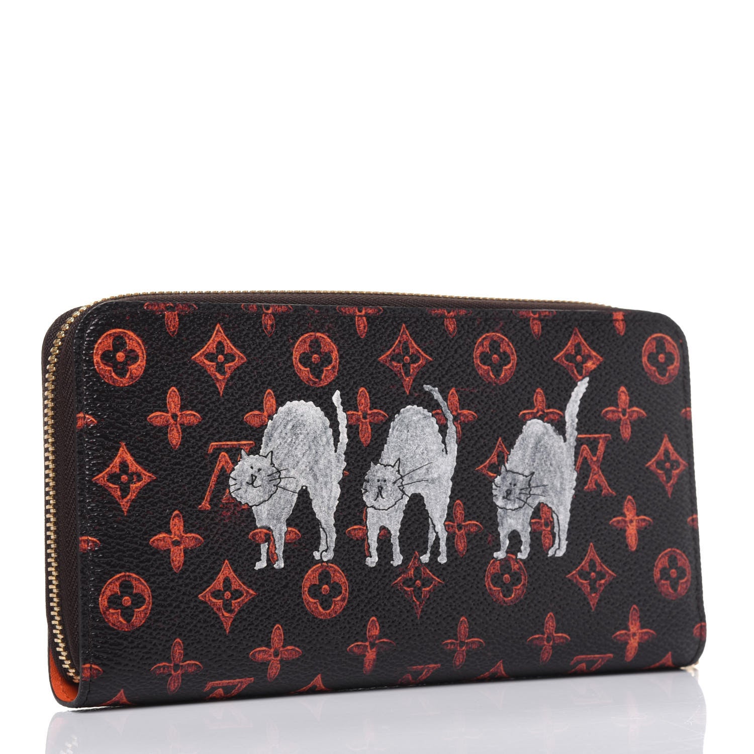 Louis Vuitton Catogram Zippy Wallet Marron 3 of 11