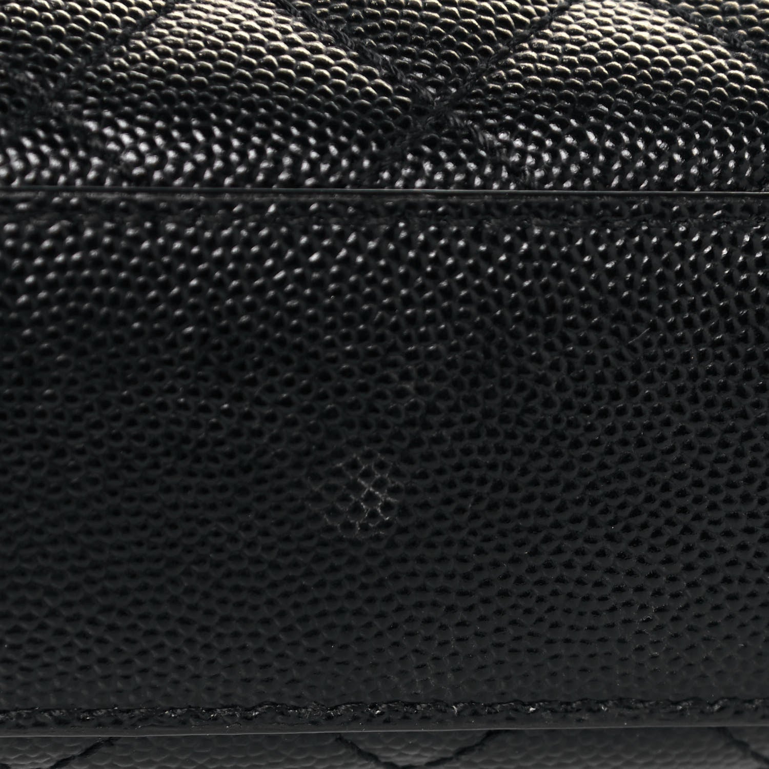 Saint Laurent Grain De Poudre Textured Mixed Matelasse Triquilt Medium Monogram Satchel Black 13 of 13