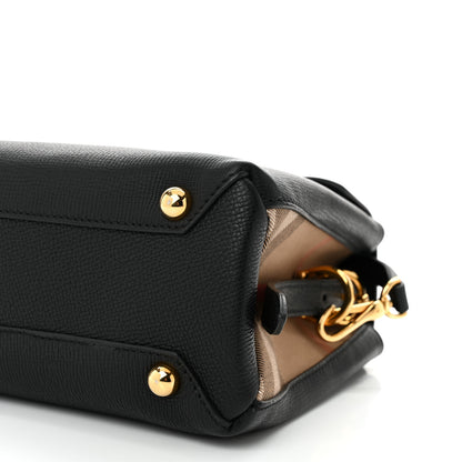 Burberry Derby Calfskin House Check Small Camberley Black 9 of 9