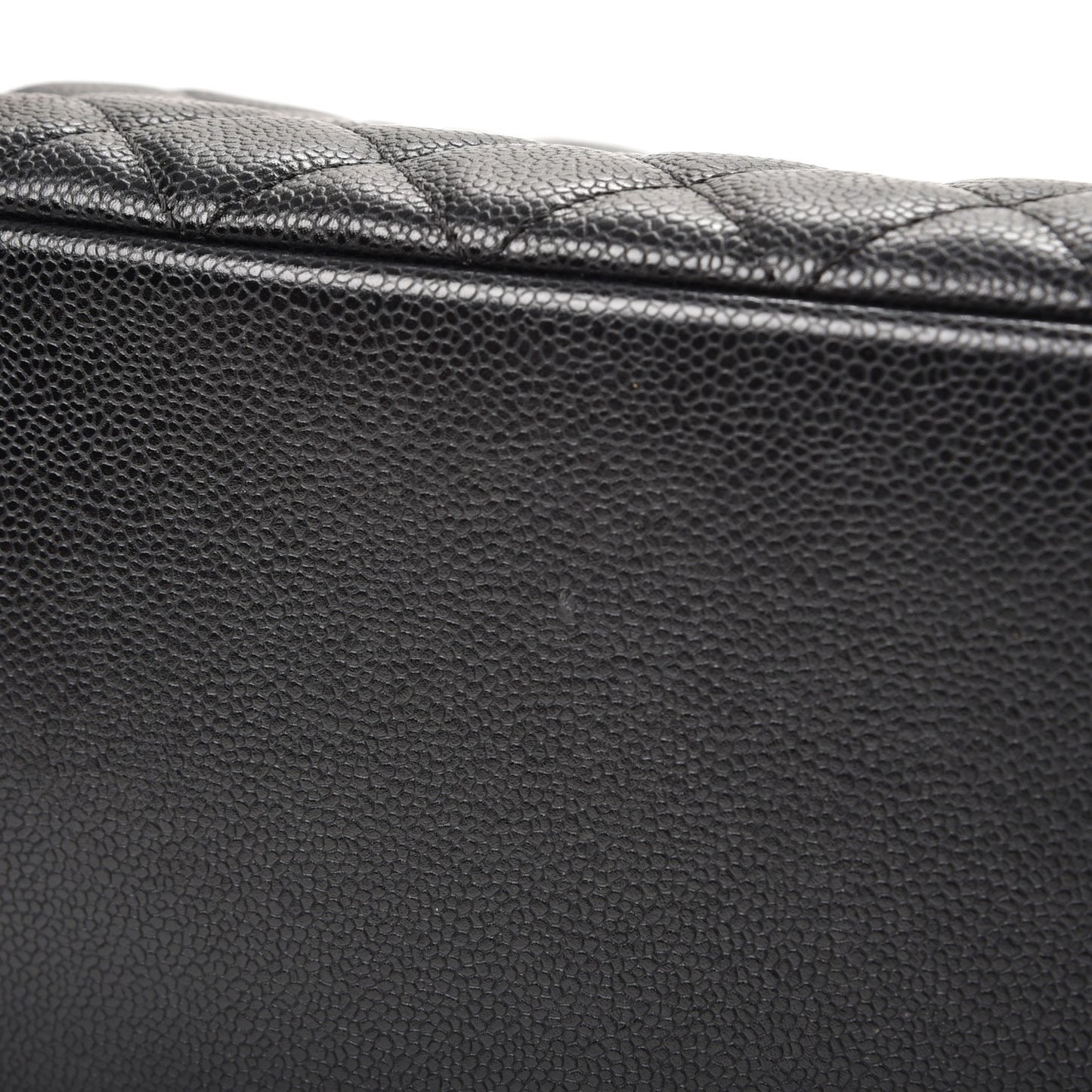 Caviar Quilted XL Grand Shopping Tote GST Black