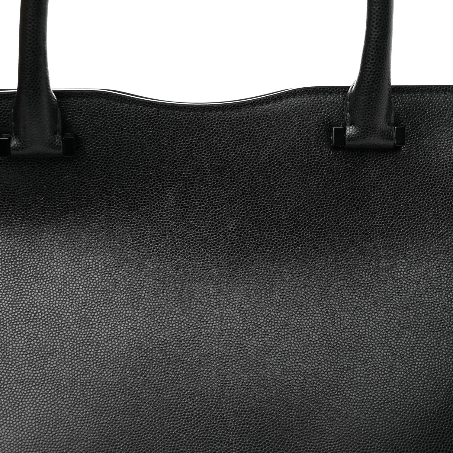 Saint Laurent Grain De Poudre Medium Uptown Tote Black 14 of 15