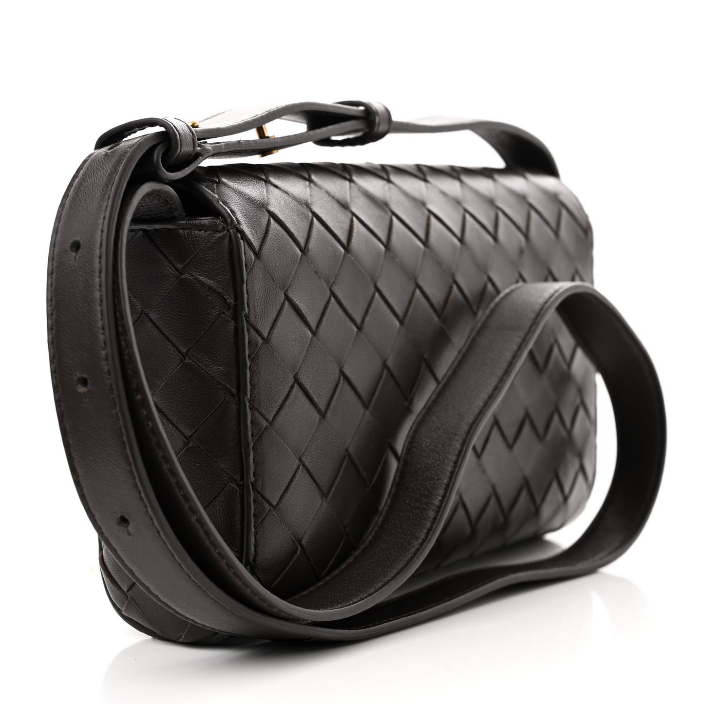 Nappa Intrecciato Mini Andiamo Crossbody Bag Fondant
