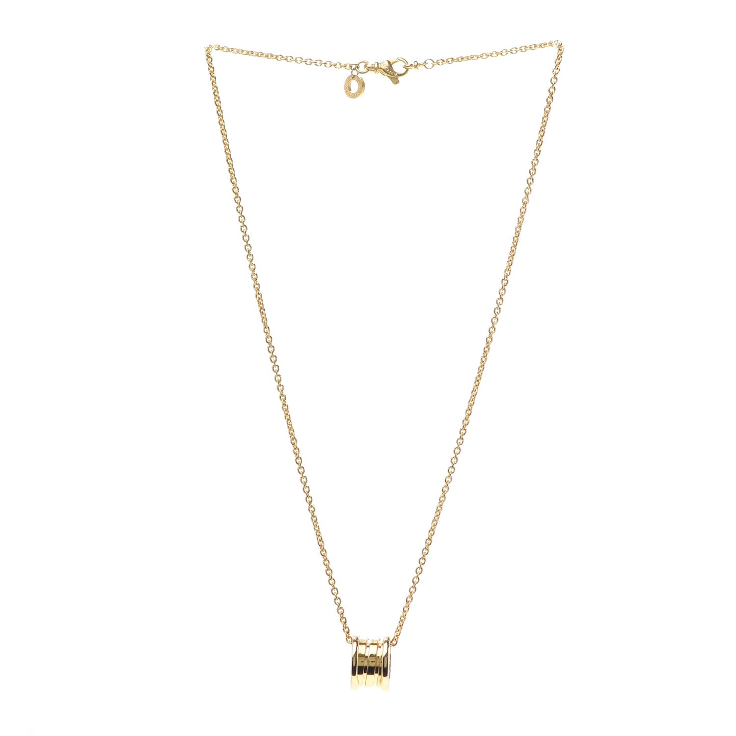 18K Yellow Gold B.Zero1 Pendant Necklace
