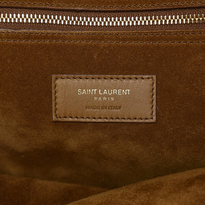 Saint Laurent Suede Studded Bucket Bag Light Ocre 6 of 12