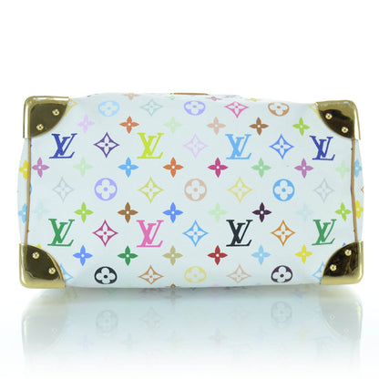 Louis Vuitton Monogram Multicolor Speedy 30 White 5 of 11