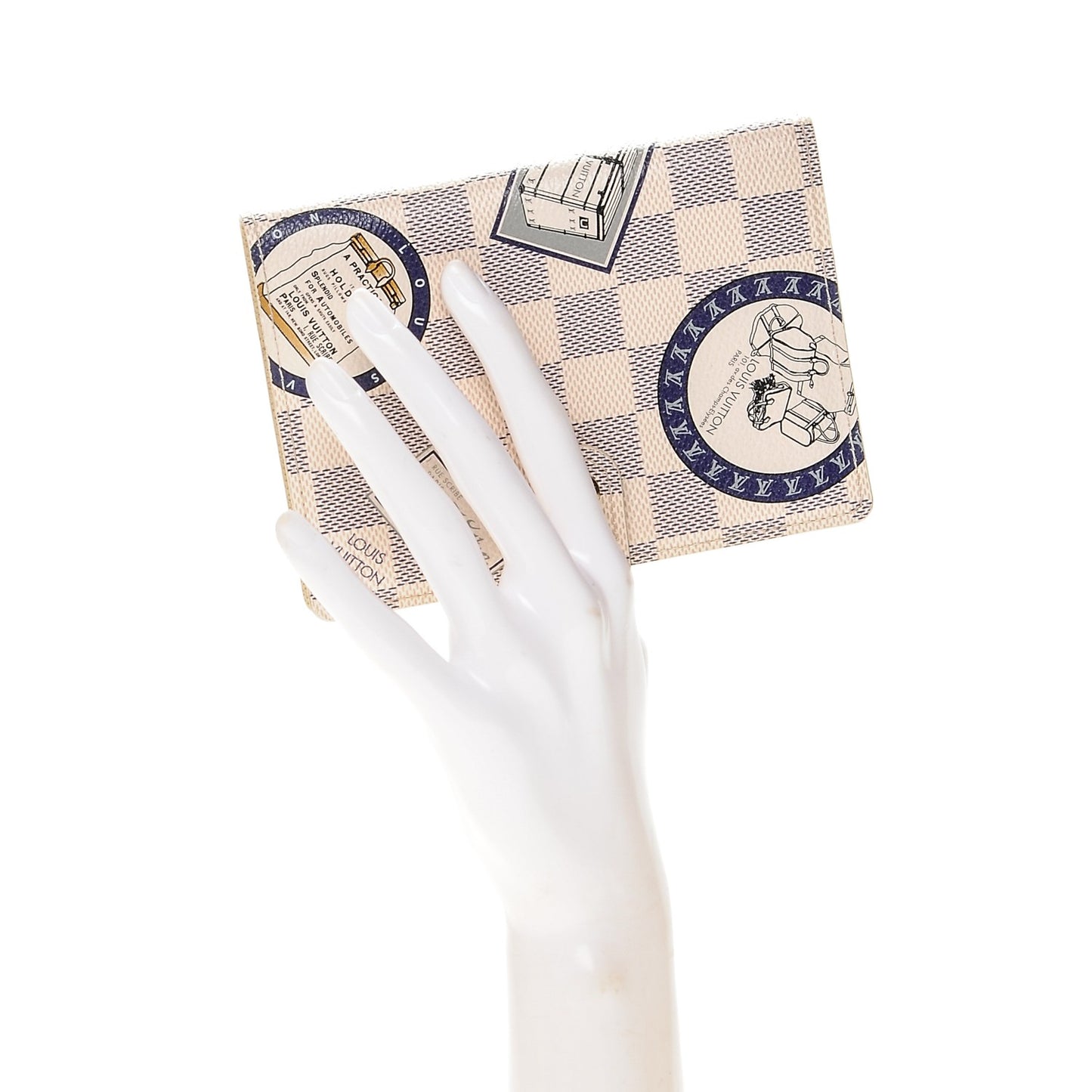 Damier Azur Patch Small Ring Agenda Cover