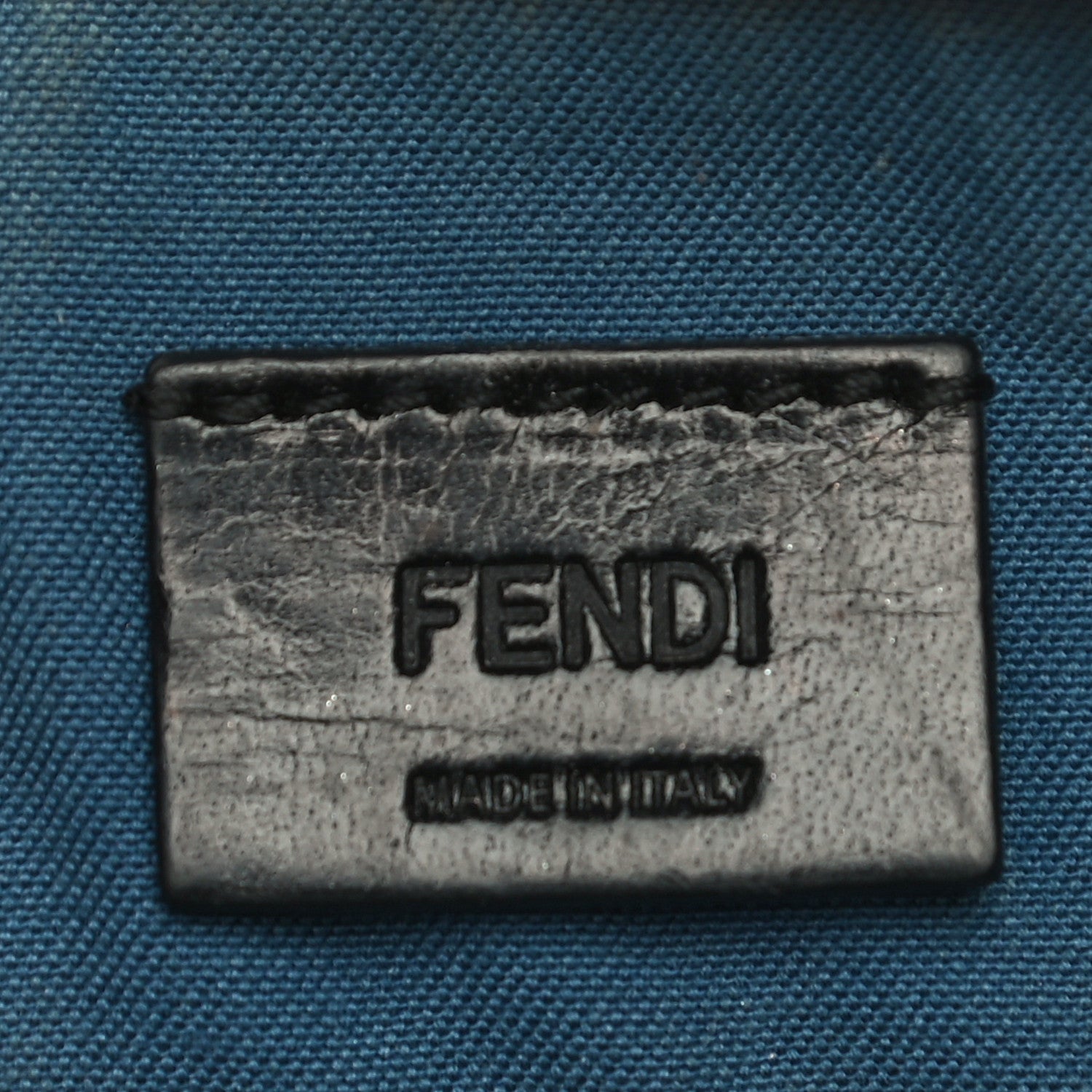 Fendi Vitello Elite Crystal Eye Monster Coin Pouch Key Case Cobalt Multicolor 6 of 12