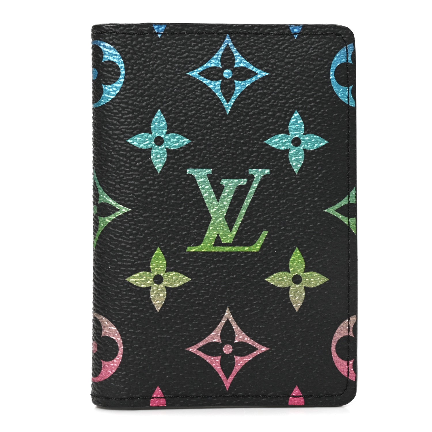 Louis Vuitton Monogram Iridescent Pocket Organizer NM Black 1 of 8