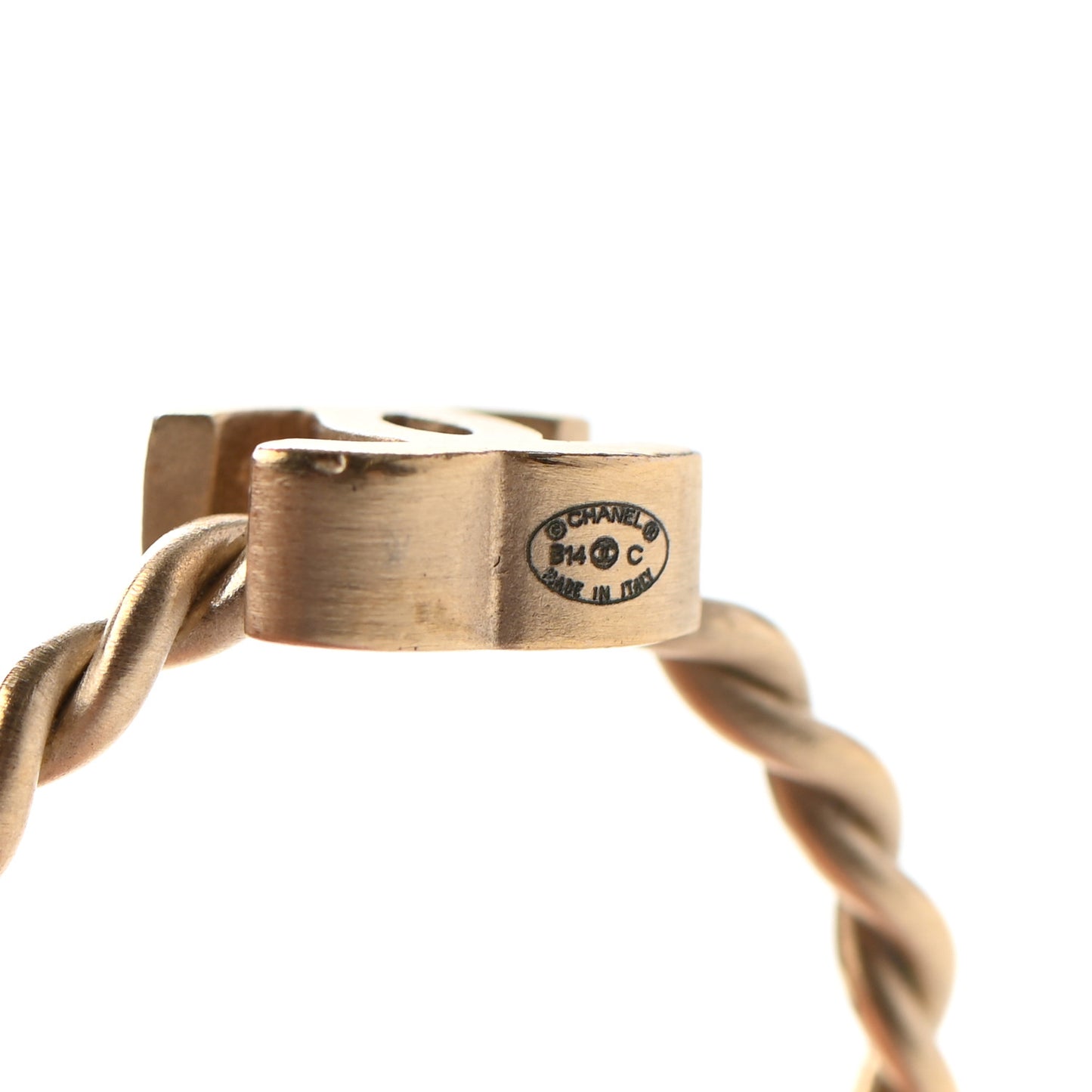 Metal CC Ring 6.25 Gold