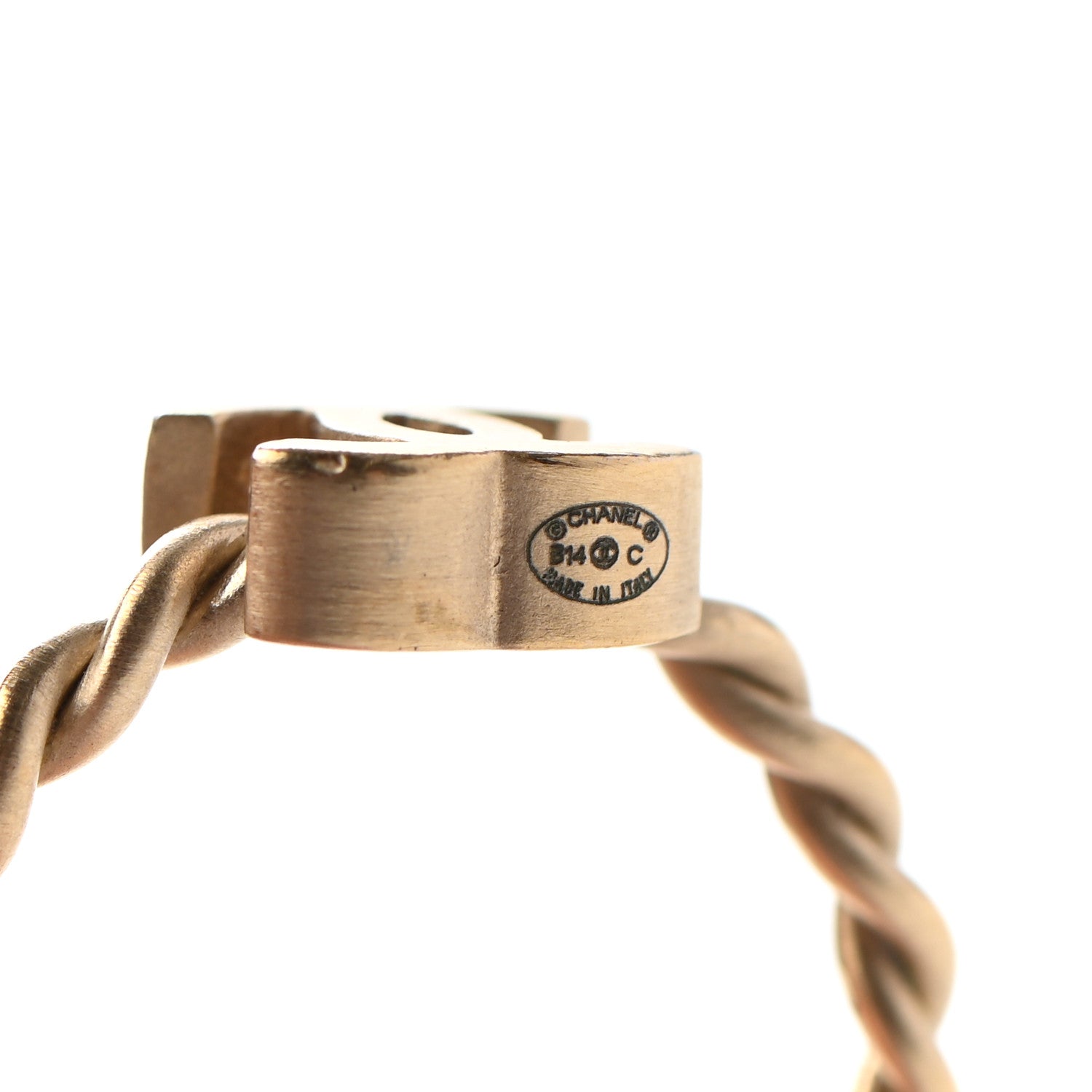 Chanel Metal CC Ring 6.25 Gold 4 of 4