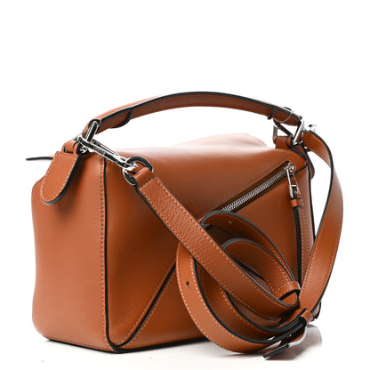 Loewe Calfskin Small Puzzle Bag Tan 3 of 8
