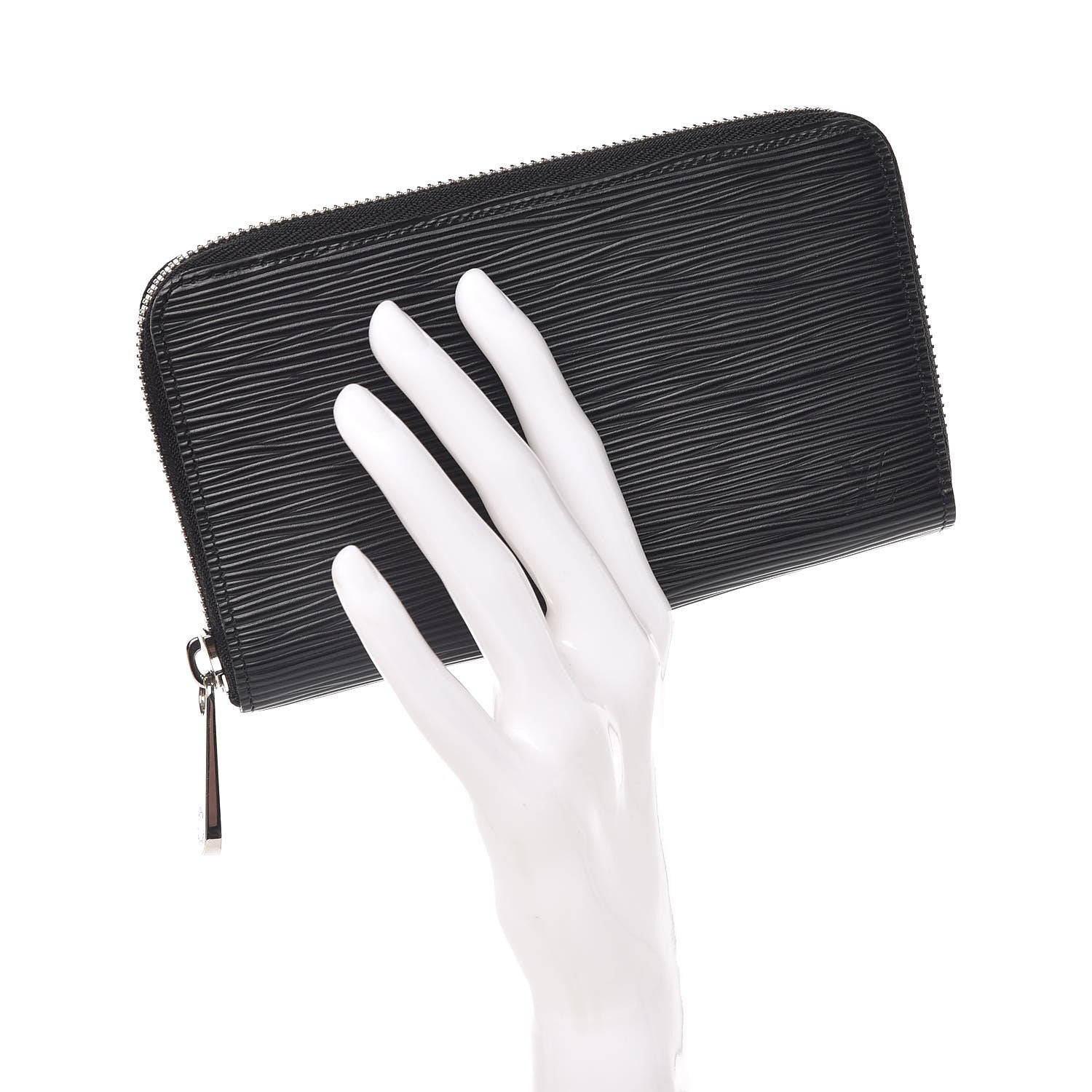 Louis Vuitton Epi Zippy Compact Wallet Black 2 of 7