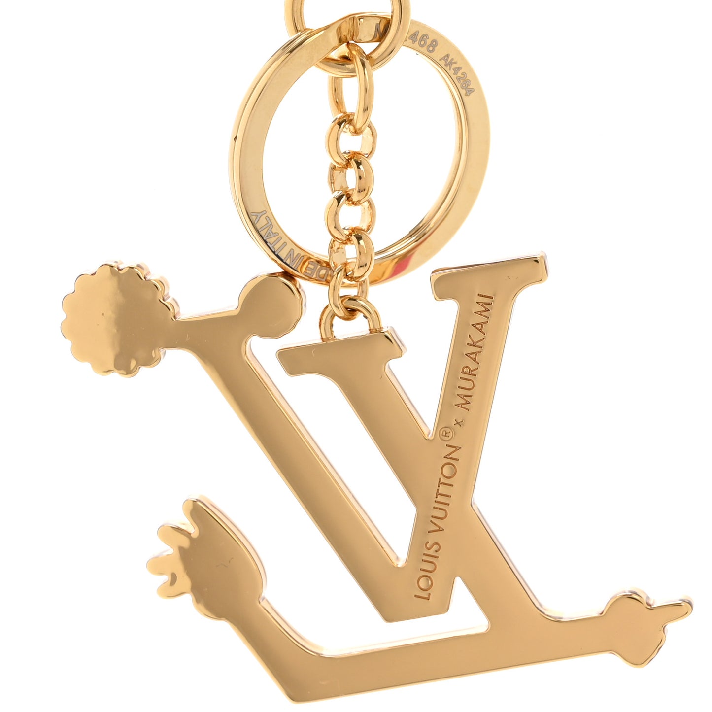 LV X TM Iconic Superflat Bag Charm Key Holder Multicolor