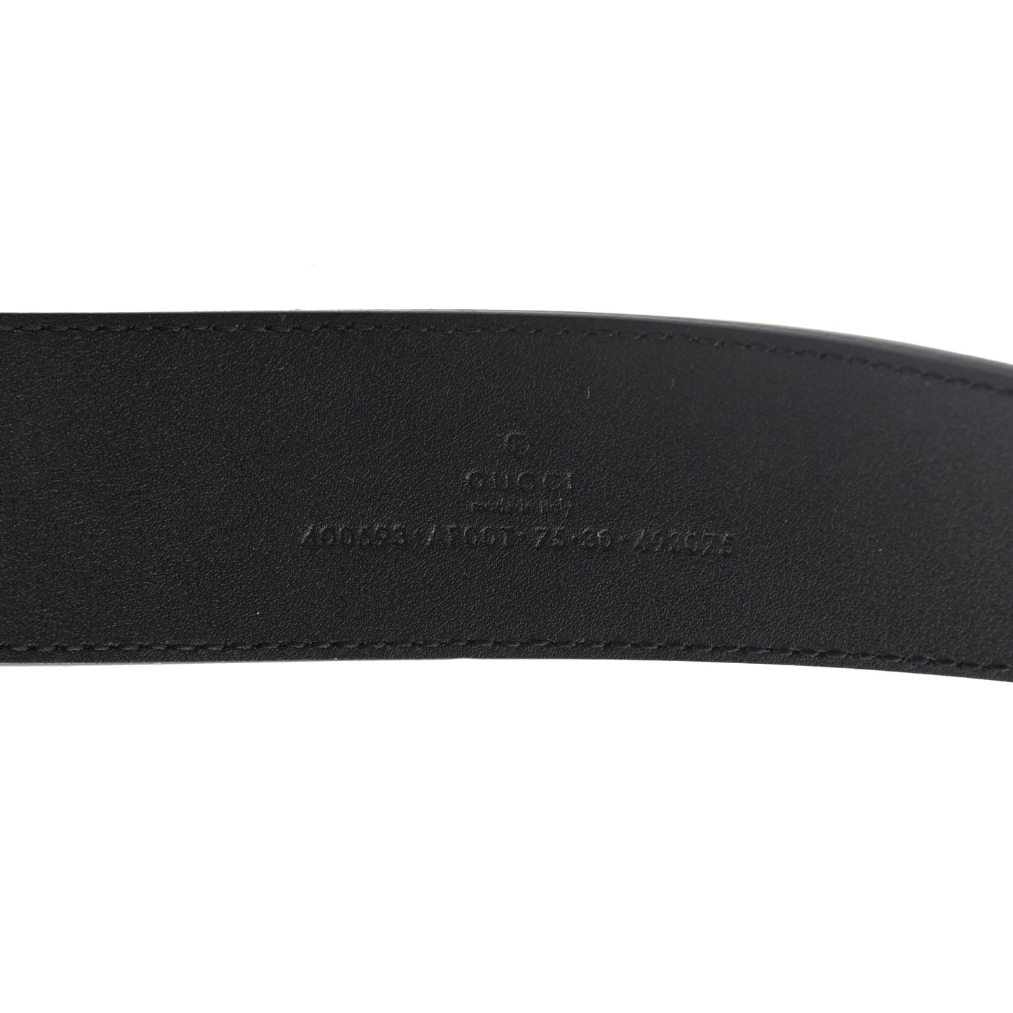 Calfskin Double G 40mm Belt 75 30 Black