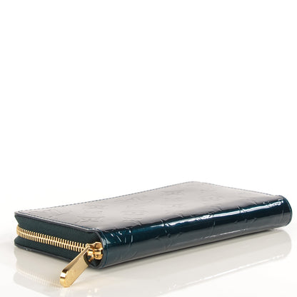Louis Vuitton Vernis Zippy Wallet Blue Nuit 4 of 7
