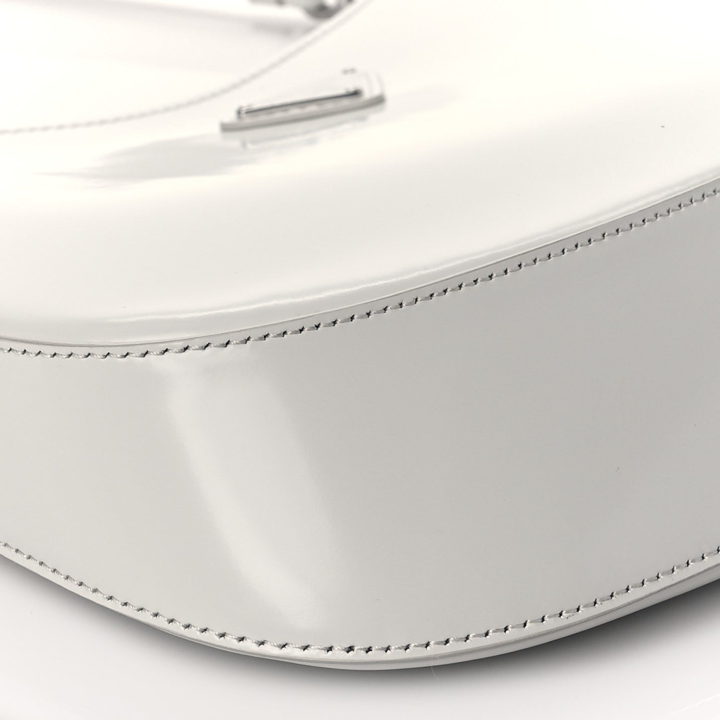 Spazzolato Cleo Shoulder Bag White