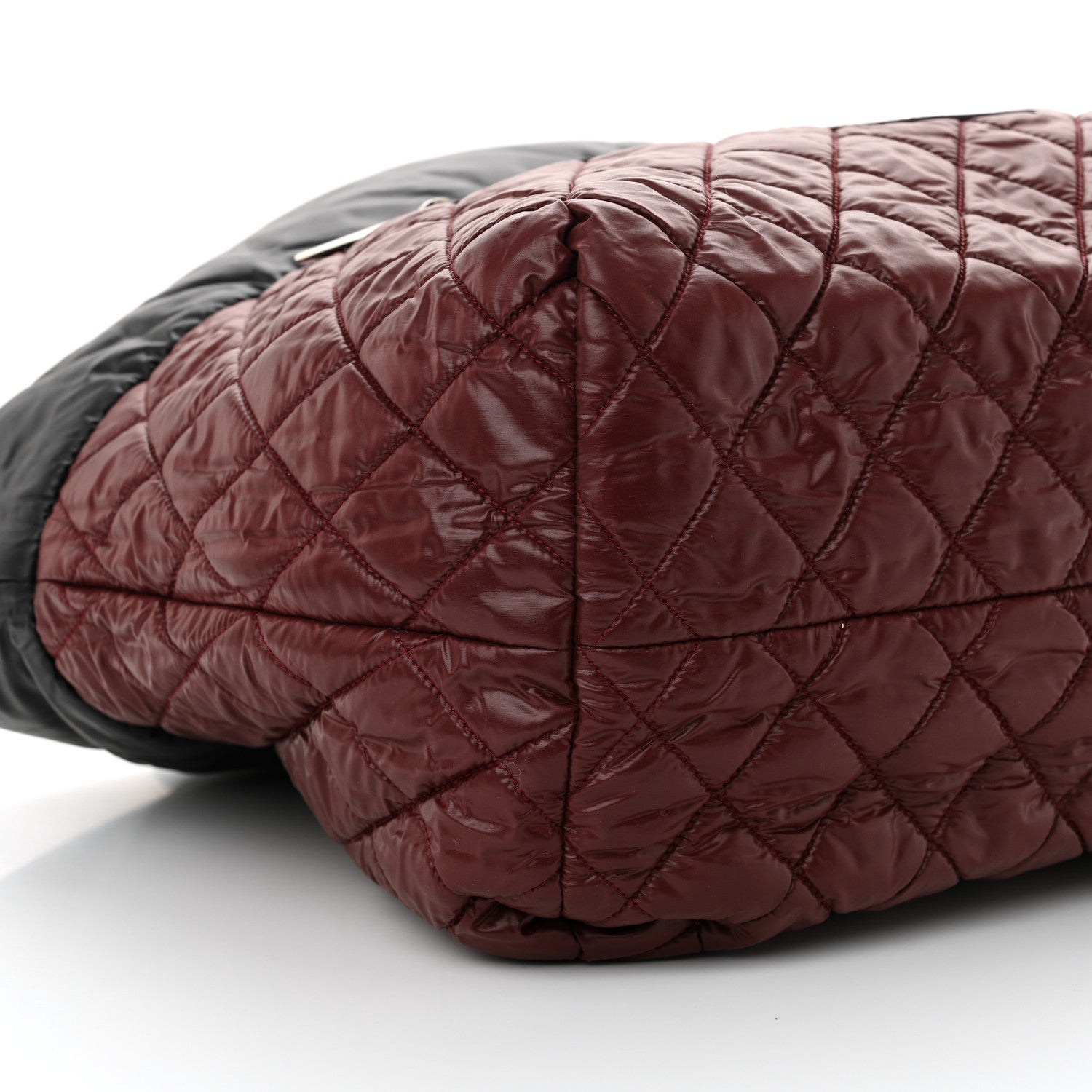 Chanel Lambskin Quilted Large Coco Cocoon Reversible Tote Black 15 of 18