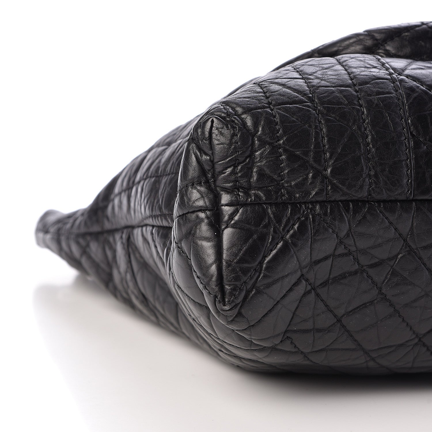 Chanel Aged Calfskin Karl's Cabas Tote Black 9 of 10