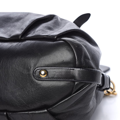 Prada Soft Calf Tote Black 12 of 15
