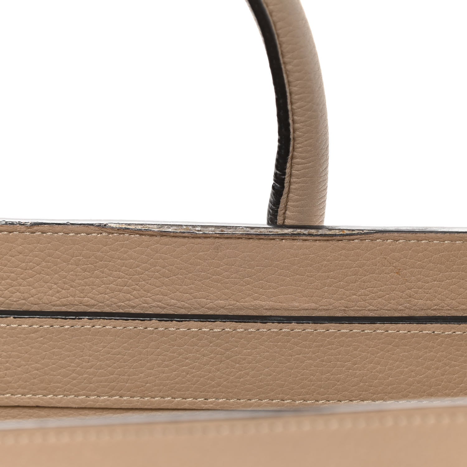 Celine Drummed Calfskin Mini Luggage Dune 20 of 25