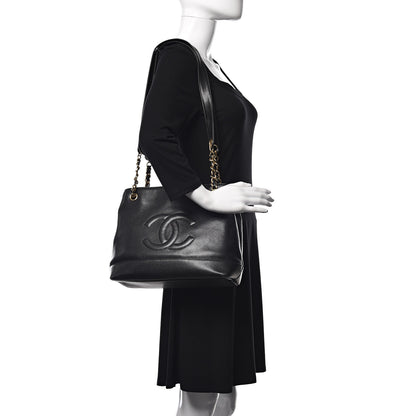 Chanel Caviar CC Shoulder Bag Black 2 of 15