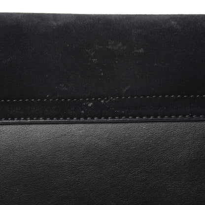 Chloe Suede Calfskin Small Faye Shoulder Bag Black 9 of 13