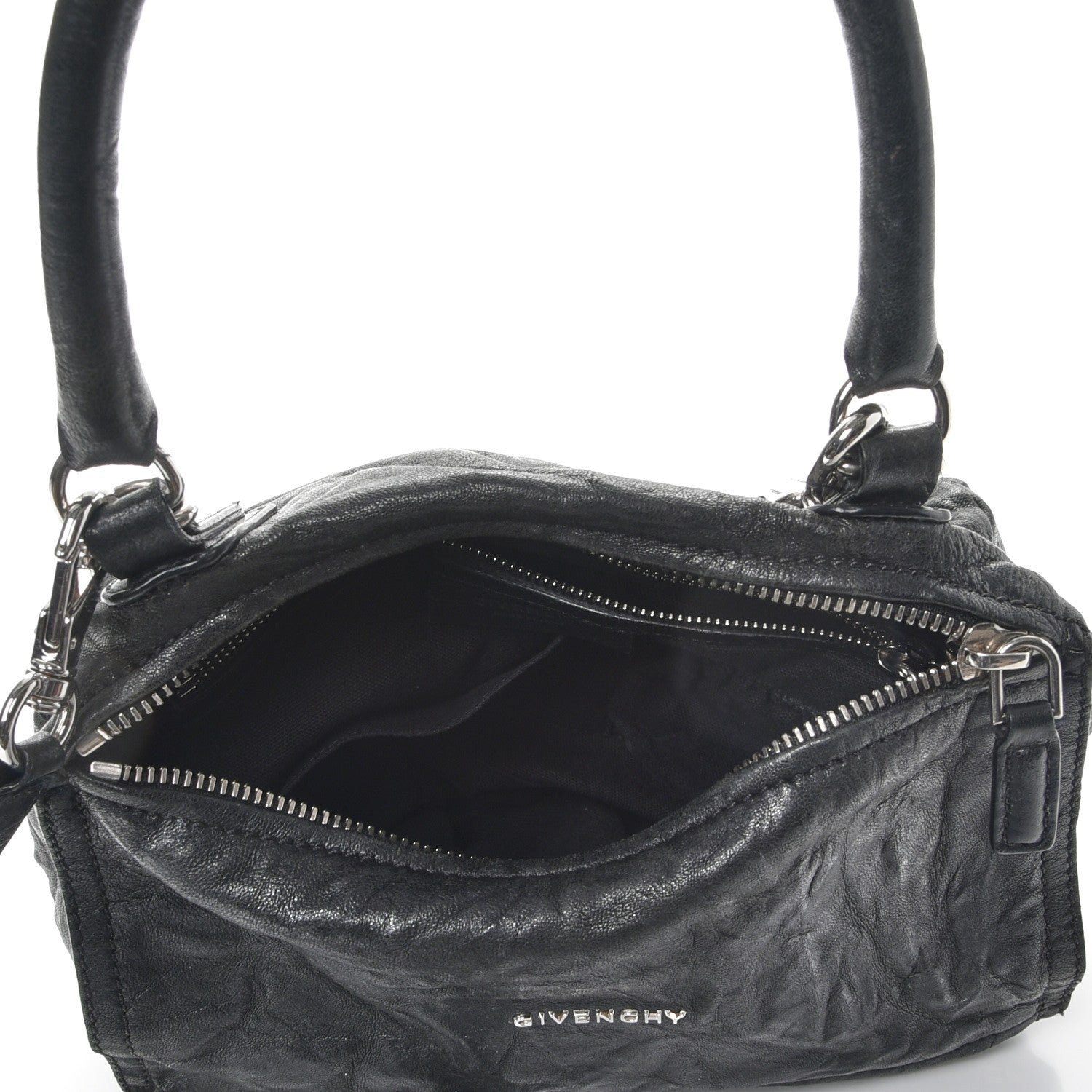 Givenchy Tumbled Sheepskin Small Pandora Black 6 of 14
