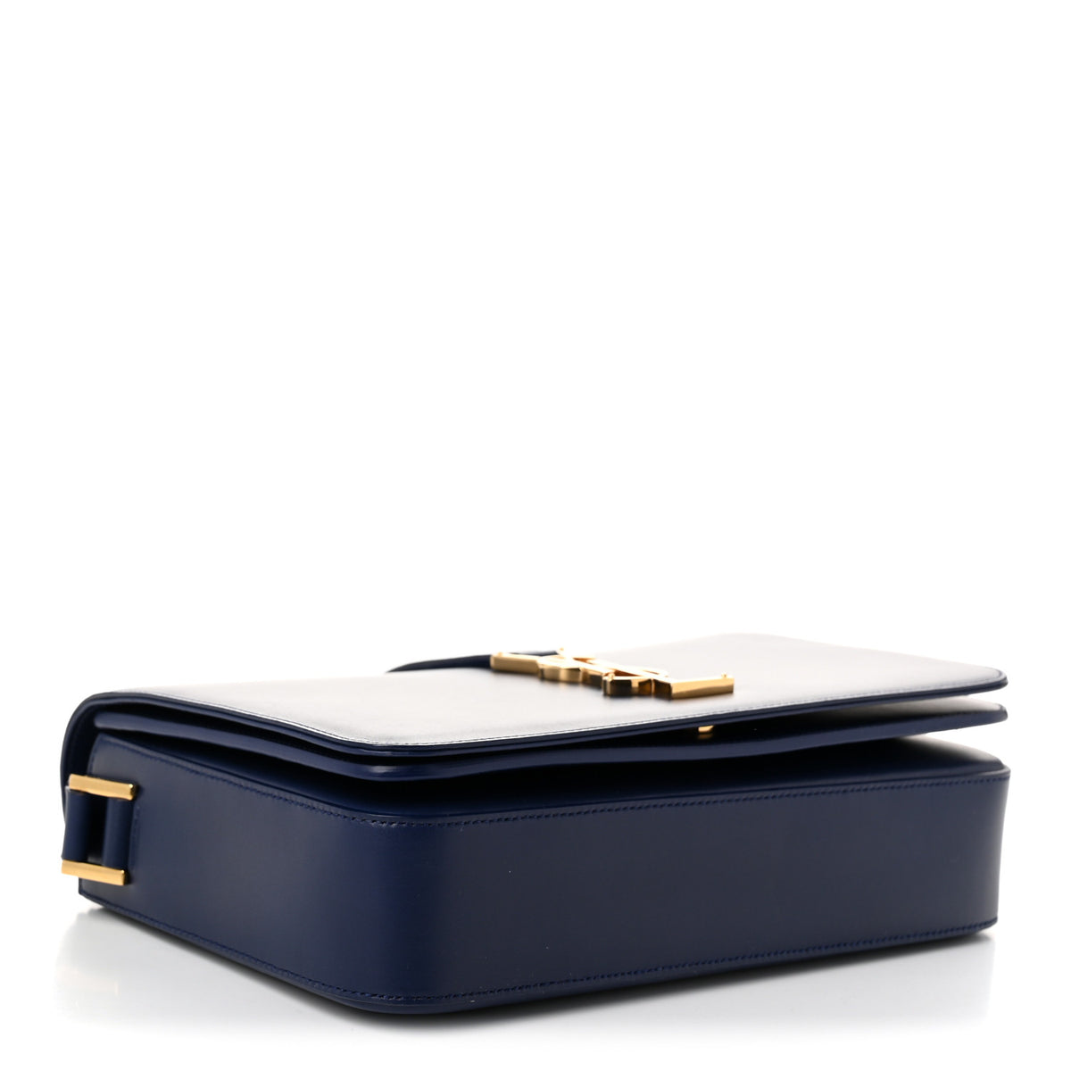 Saint Laurent Smooth Calfskin Medium Classic Monogram Universite Bag Royal Blue 4 of 10