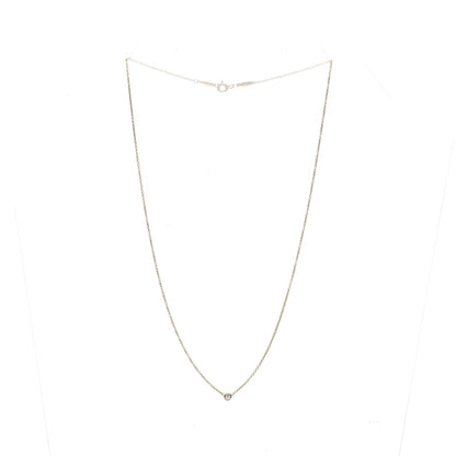 Tiffany 18K Yellow Gold Diamond .10ct Elsa Peretti Diamonds by the Yard Pendant Necklace 11 of 16