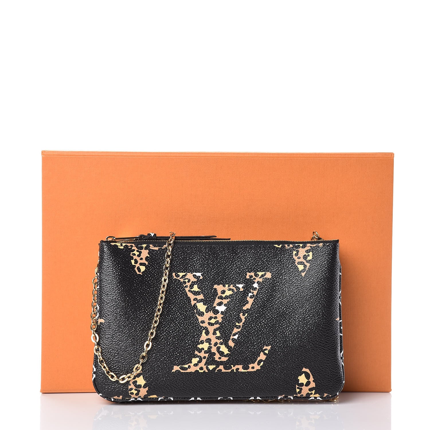 Louis Vuitton Monogram Giant Jungle Pochette Double Zip Black 12 of 12